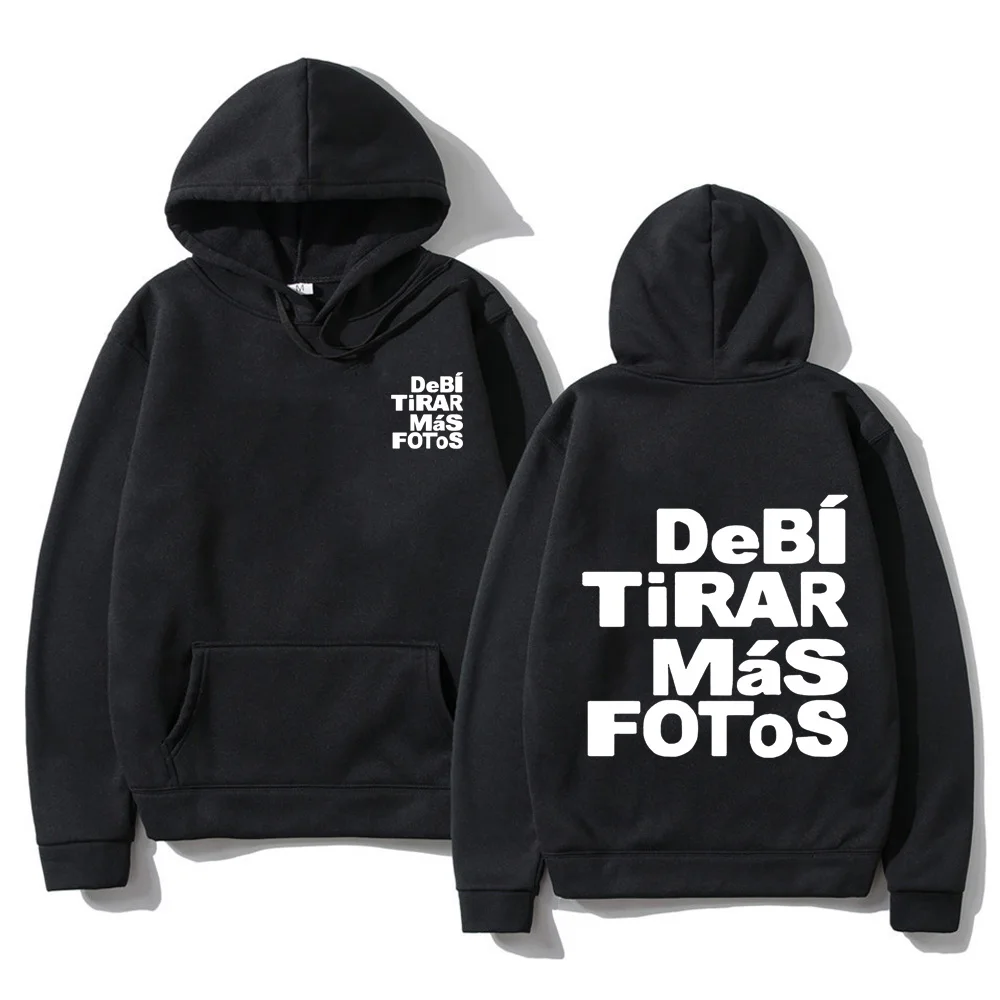 DTMF Debí Tirar Más Fotos Толстовка BAD BUNNY Толстовки Harajuku Эстетическая зимняя одежда Флисовый пуловер Толстовка