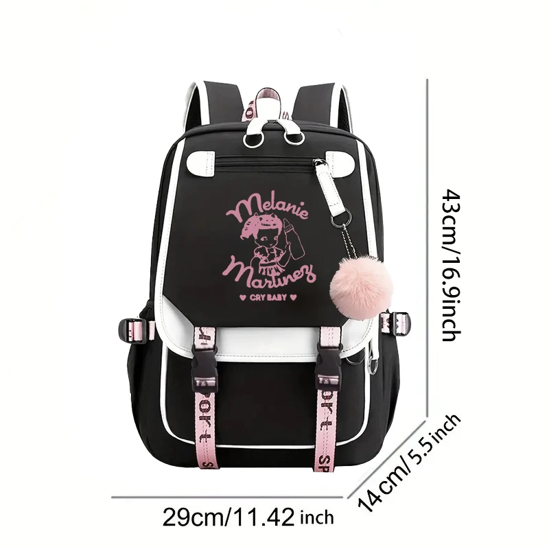 Sacs à dos Melanie Martinez pour hommes et filles, sac d'école pour adolescent, sac à dos pour ordinateur portable