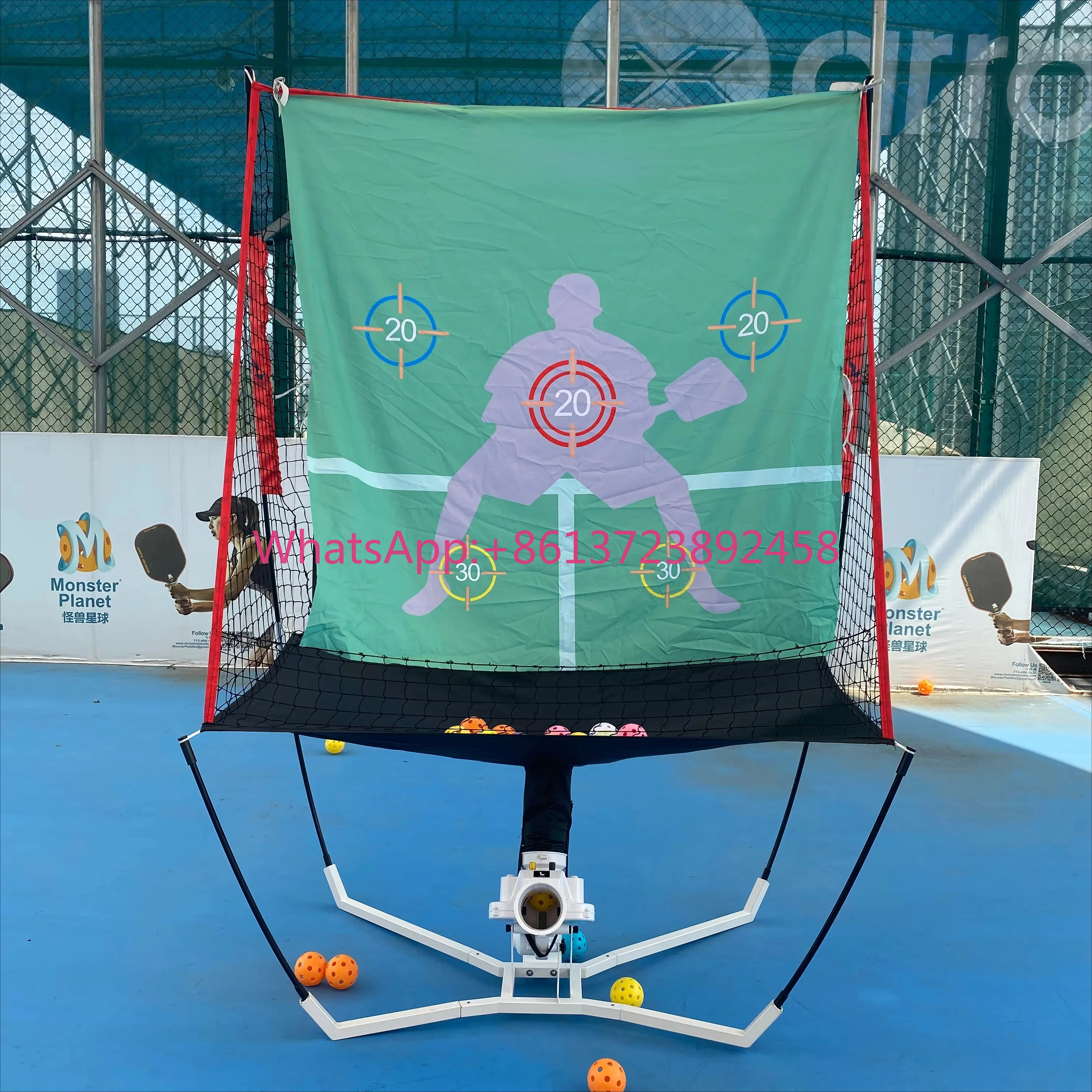 High Quality Lightweight Portable Pickleball Ball Launcher Quick and Easy Outdoor/Indoor Use with Custom Logo & Hole Decoration