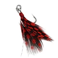 SIZE 12 RED FEATHER