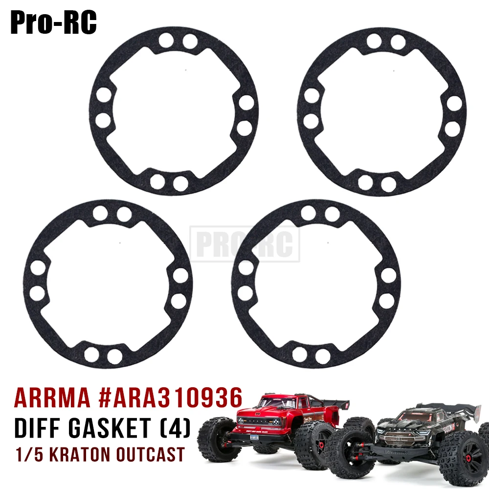 ARA310936 Diff Gasket Non-Asbestos Upgrade for ARRMA 1/5 Kraton / Outcast 8S ROLLER EXB RC SPEED MONSTER TRUCK Car