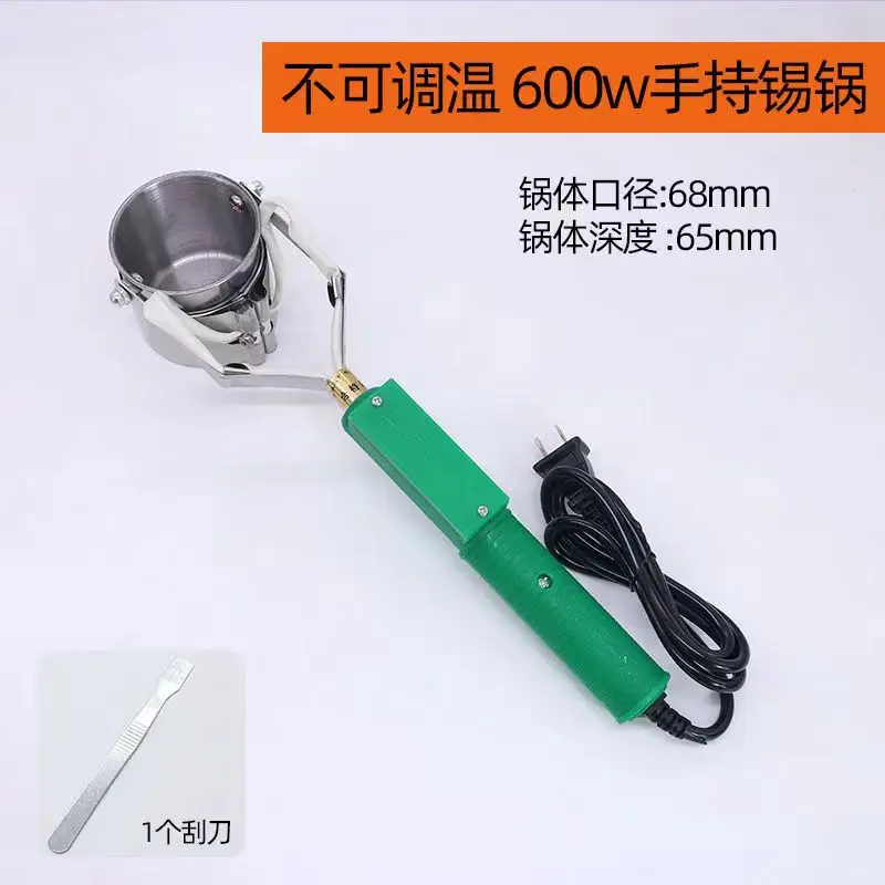 Soldering pot small temperature-adjusting tin furnace electric ironing small soldering furnace mini tin furnace desktop portable