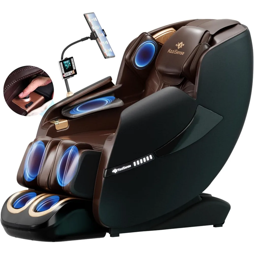 

Massage Chair Full Body, Zero Gravity SL-Track Shiatsu Massage Recliner Chair with Heat, AI Control, Body Scan and Extension