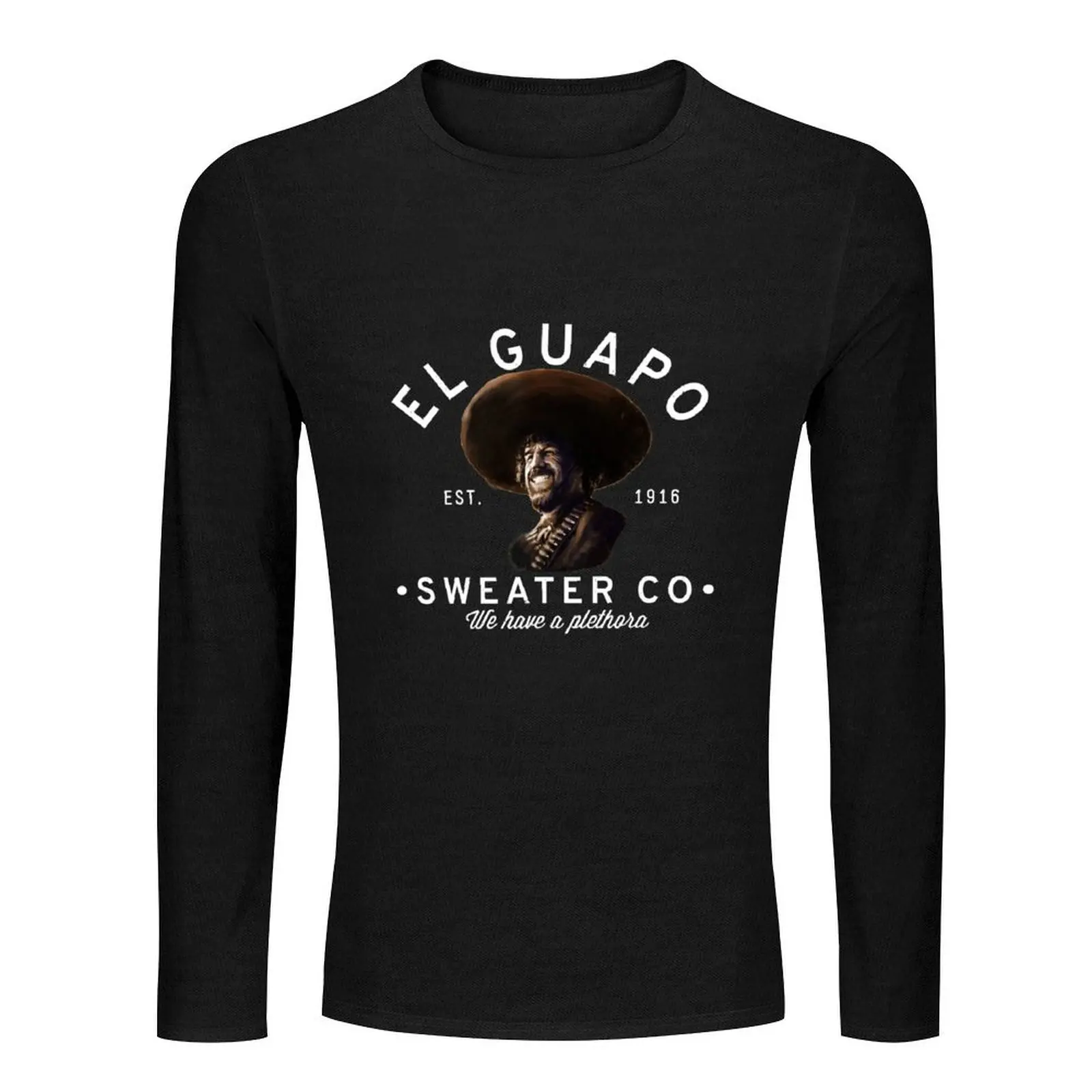 El Guapo Sweater Co. - Est. 1916 Long T-Shirt Blouse quick drying t-shirt sweat shirts mens graphic t-shirts big and tall