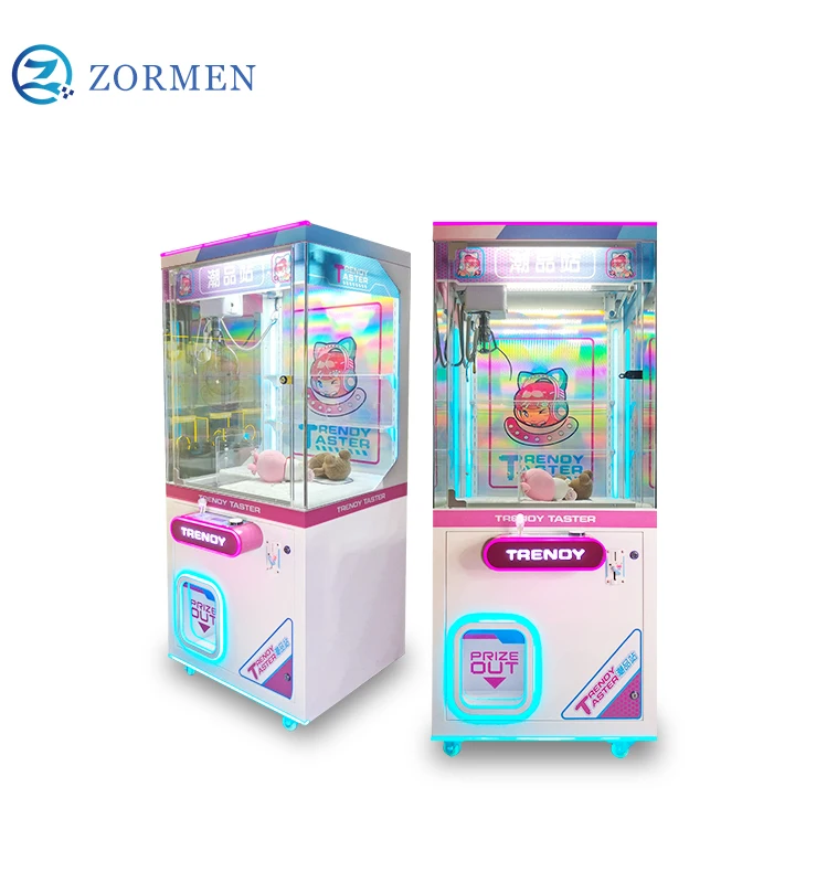 Claw Machine Arcade Toy Game Doll Vending Machine Coin Operated Mini Gift Indoor Crane Game for Kids Token Machine
