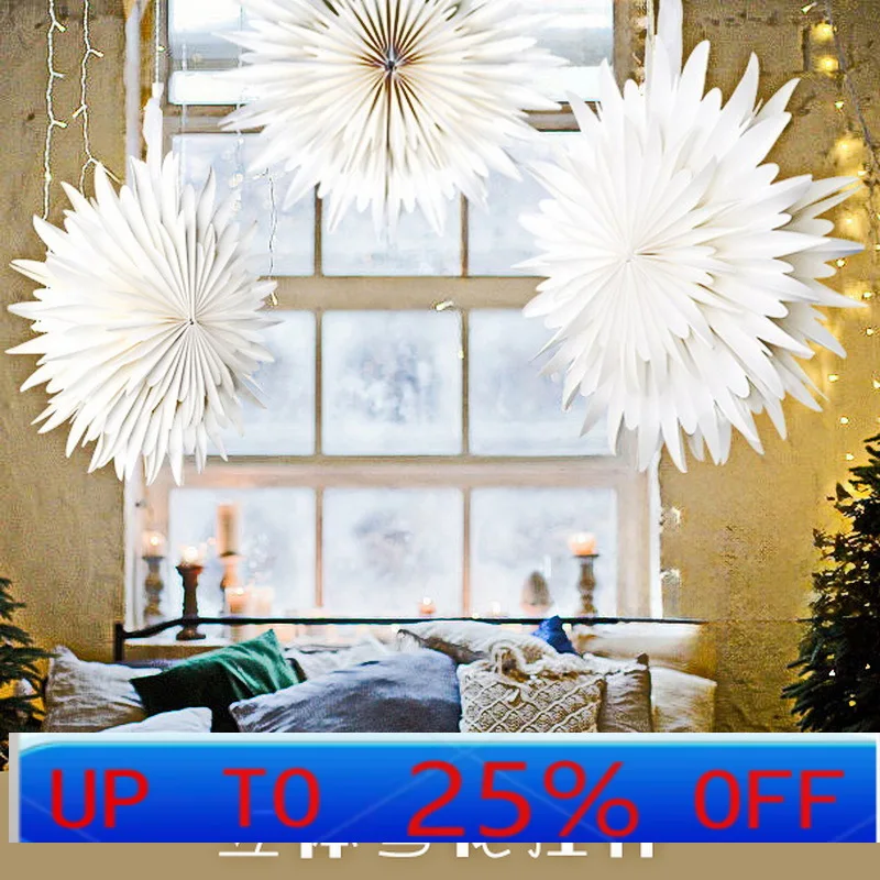 

Lh white three-dimensional double-layer paper flower 3D foldable wedding birthday arrangement home decoration