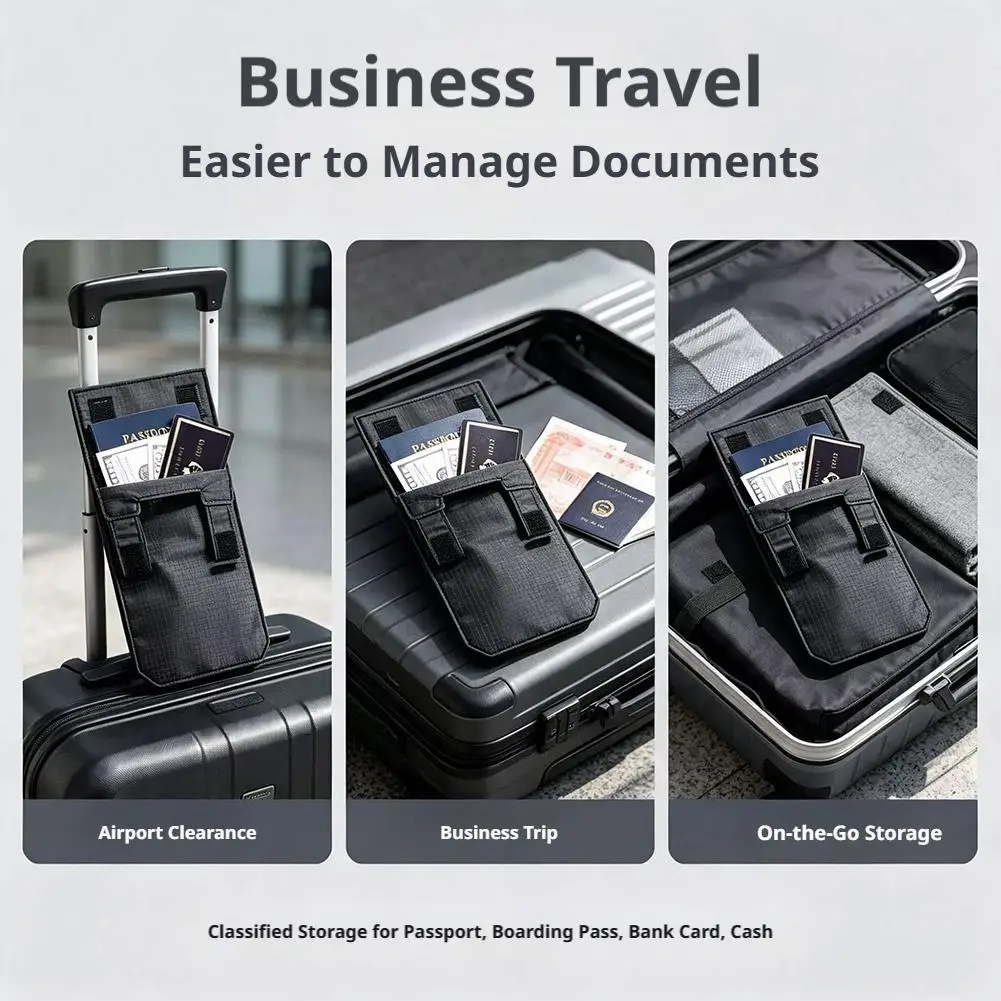 Diebstahlsicherer Gürtel-Geldbeutel, schlanke, versteckte Mini-Hüfttasche, Outdoor-Reise-Organizer, Münzbörse für Reisepass, Ausweis, Bargeld-Aufbewahrungstasche – Detail 8