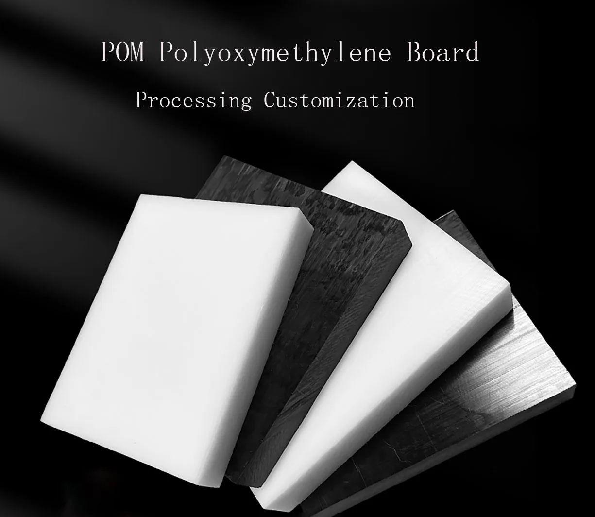 White/Black POM Sheet Board CNC Model Board DIY Raw Material Hard Plastic Polyoxymethylene Plate Thk 1/2/3/4/5/6/8/10/12/15/20mm