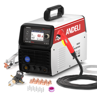 ANDELI CNC Plasma Cutting Machine LCD Display Non-HF Pilot Arc Contacting Cutting Plasma Cutter 220V/380V can CUT up to 25mm