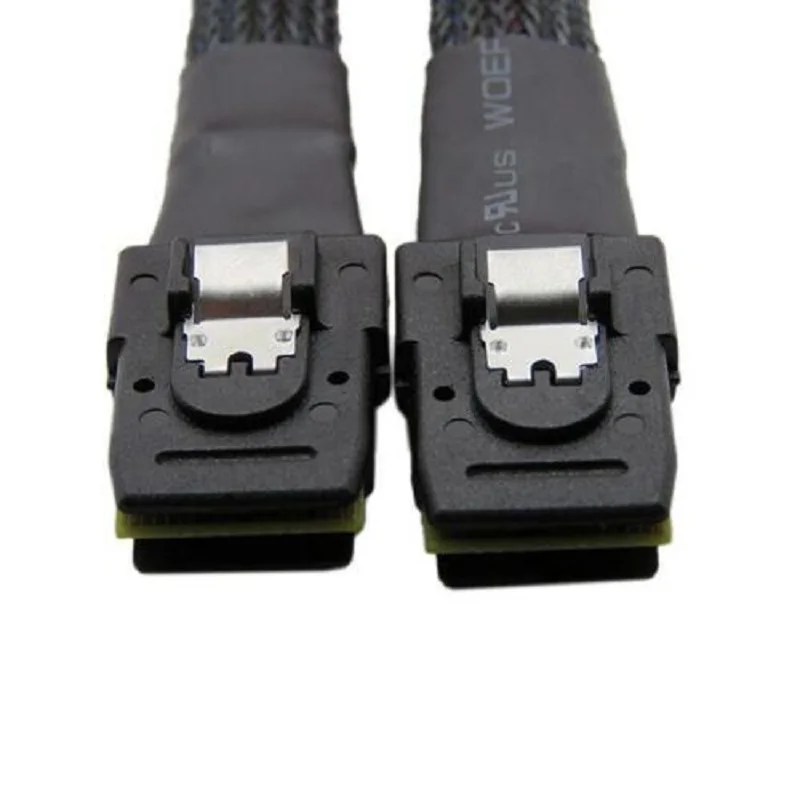 2Pcs Mini SAS 36Pin SFF-8087 To 36Pin SFF-8087 SAS Data Internal Server Cable 50cm