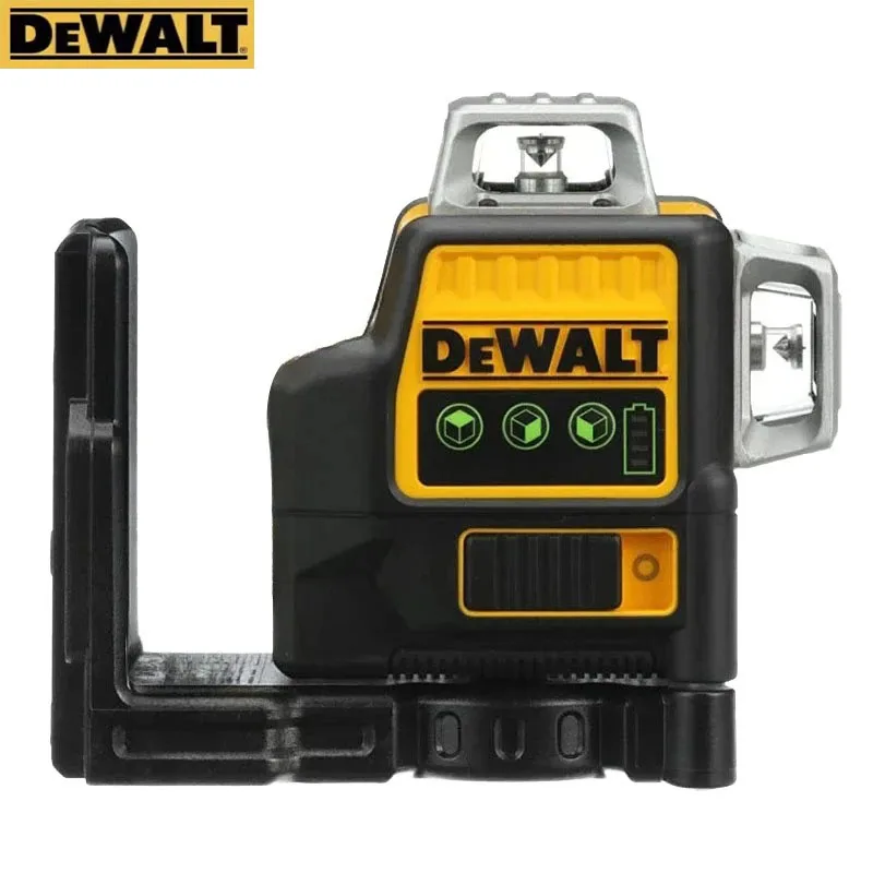 Dewalt DW089LG Professional Laser Level Precise Self-leveling Laser Level 360 12 Lines Construction Tools 12V Battery Outdoor