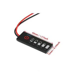 Chỉ báo bảng tỷ lệ phần trăm pin lithium, dung lượng hiển thị pin 1-7S, bảo vệ phân cực ngược, 12V 12 Doanh số bảo vệ pin lithium chính - 1