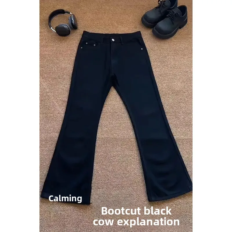 

Bla Le Blade Jeans Men's Sle Spring Autumn Cleanfit Leg Lengthening Slim Straight Leggings Wear Resistant Cotton Polyester