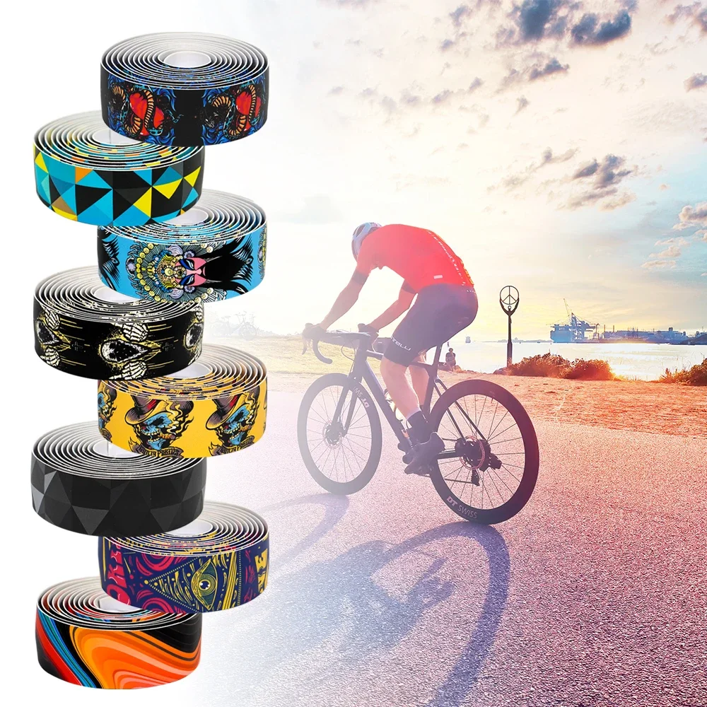 CHOOEE Bicycle Handlebar Tape Anti-Vibration 700C Road Bike Handle Bar Wrap 2350mm Cycling Accessories