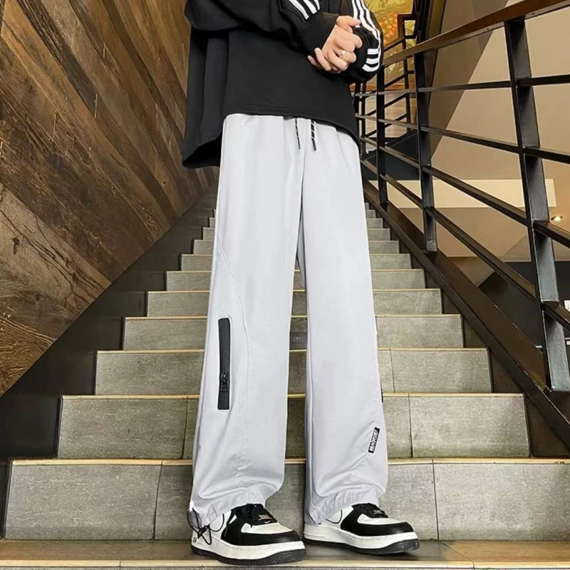 

Мужские функциональные брюки-карго для походов, летние, тонкие, легкие, в стиле High Street, универсальные, американские, повседневные, прямого кроя