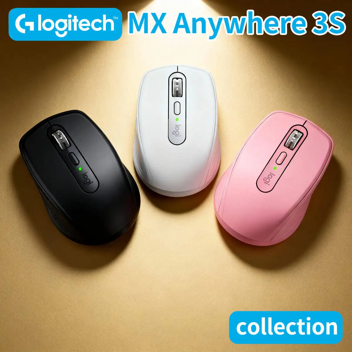 

Logitech MX3S Professional Mouse Skin-Friendly Matte Material Durable 2-Year Warranty