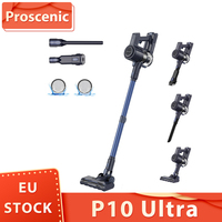 Proscenic P10 Ultra Cordless Vacuum Cleaner 25KPa Suction 600ml Dustbin 5-Stage Filtration System 2200mAh Detachable Battery