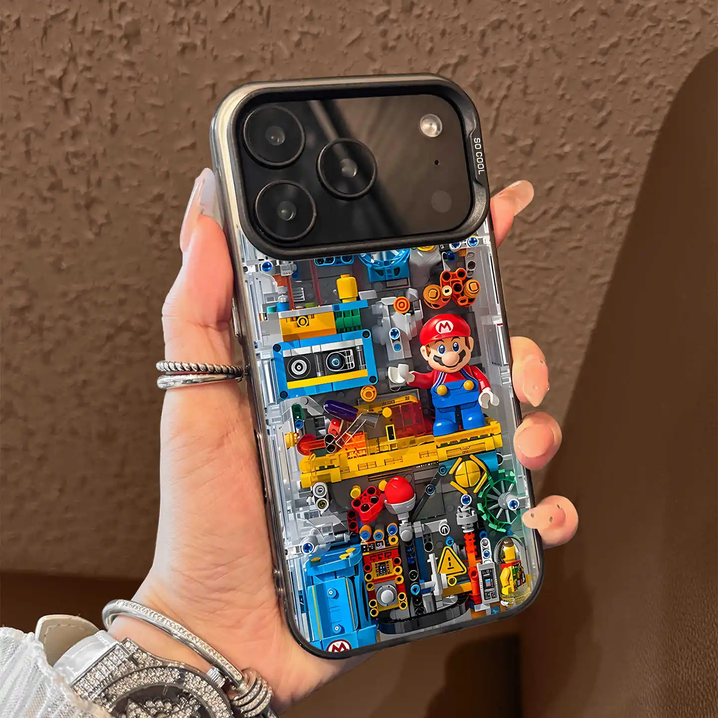 الفاخرة بنة الأنابيب عامل جراب هاتف آيفون 17 برو ماكس 11 12 13 14 15 16 برو 17Air 16 زائد مكافحة قطرة غطاء سيليكون