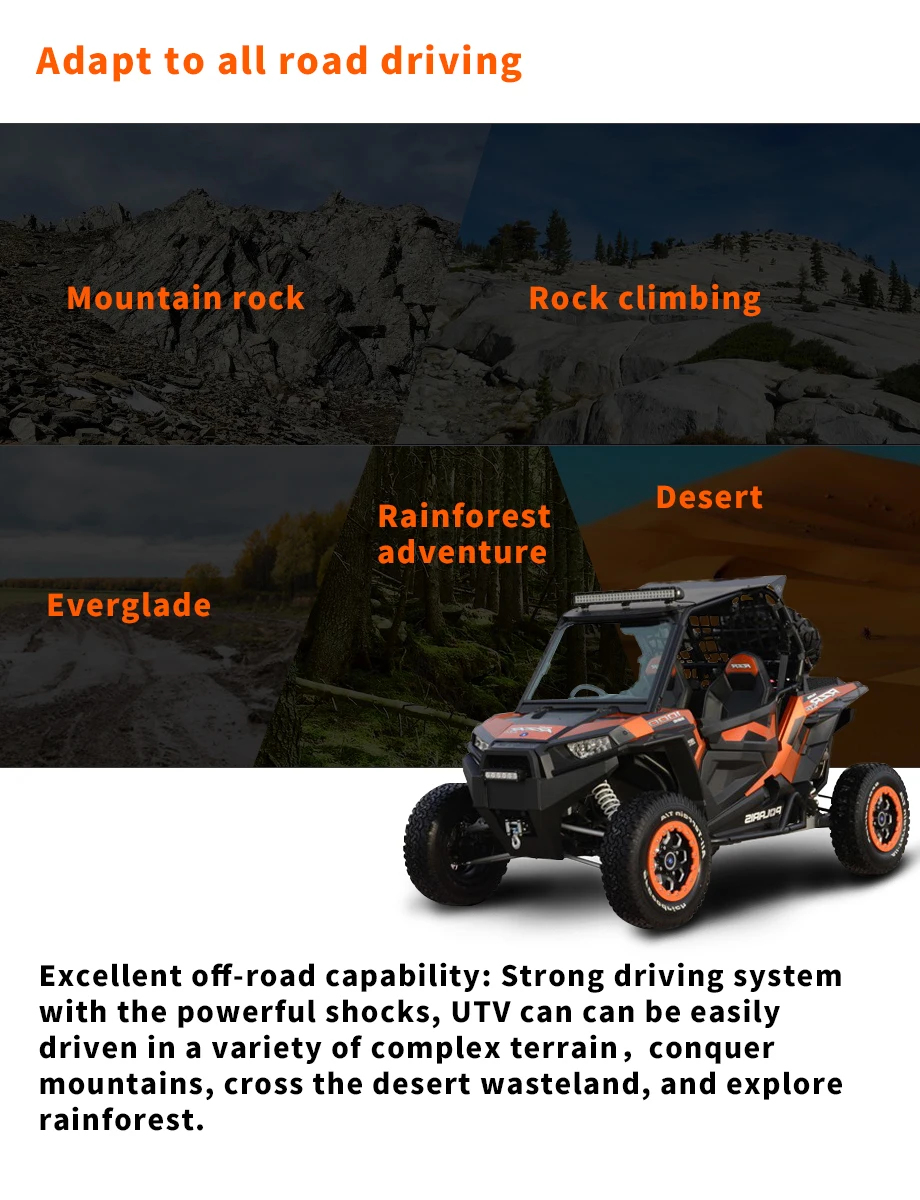 Utility Terrain Vehicle UTV ATV Adjustable Shock Absorber