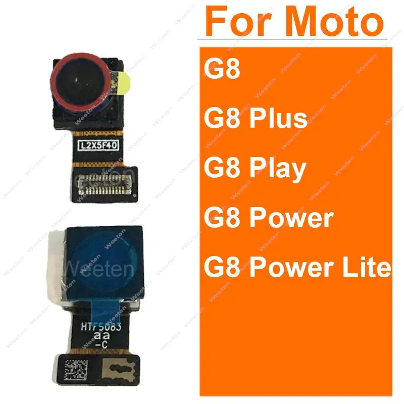 Rear Main Camera For Motorola Moto G8 G8 Plus G8 Play G8 Power Lite Front Facing Small Camera Module Repair Parts