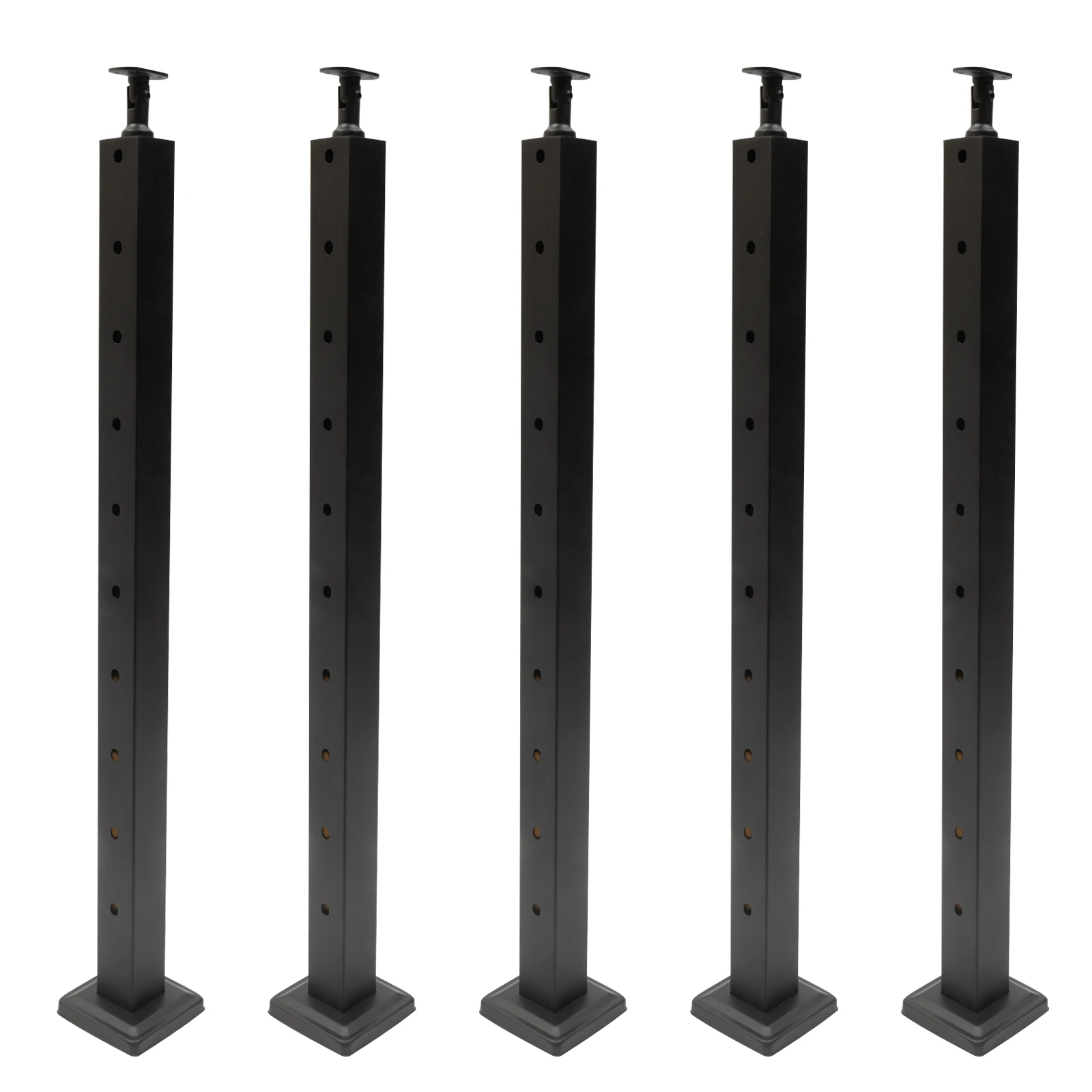 36"x2"x2" Cable Railing Post 30°-drilled Stair Post Adjustable Top Angle Line Post Top Mount Stainless Steel