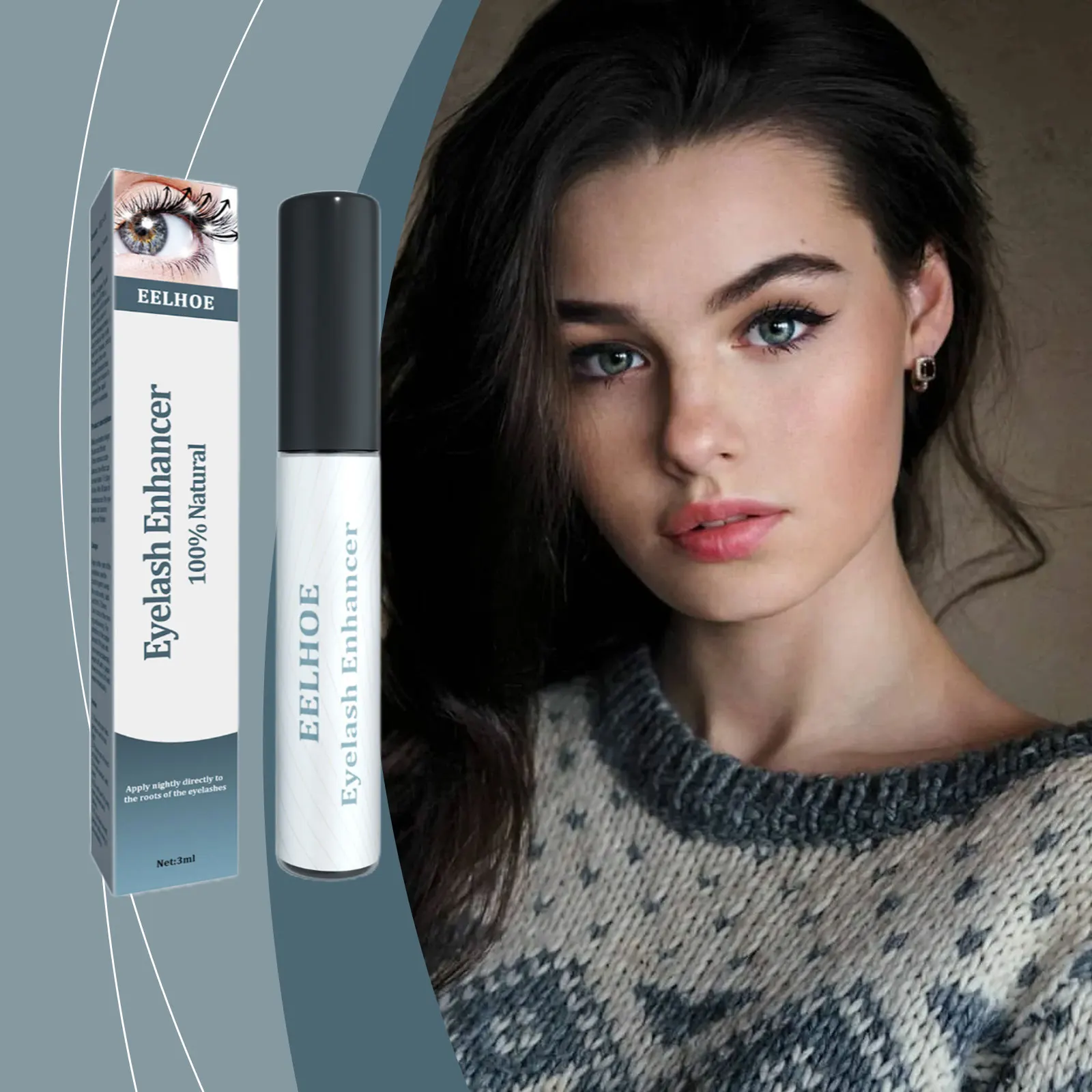 EELHOE 7 يوم مصل نمو الرموش رمش تقوية أطول سماكة إطالة الرموش الشباك رمش موسع المصل