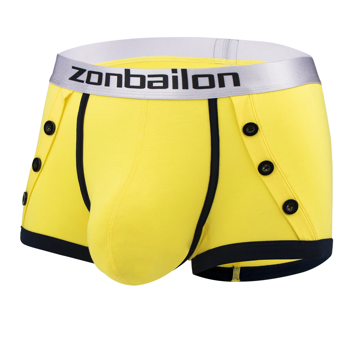 Zonbailon Men\'s Short Boxer Briefs Bamboo Fiber Classic Flex Waistband Comfort Size M-3XL