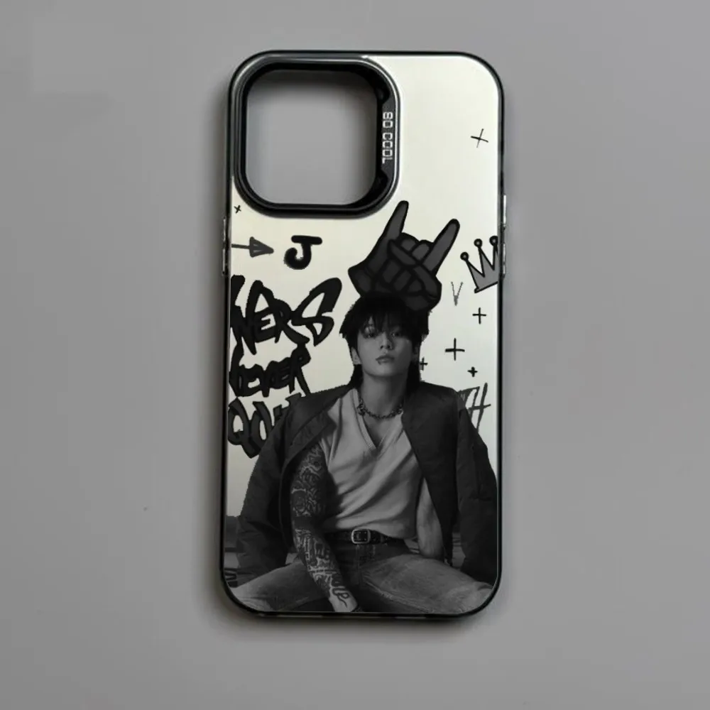 Kpop J-JungKookS-S Phone Case For iPhone16,15,14,13,12,11,Mini,Pro,MAX Candy Matte Shockproof Back Cover