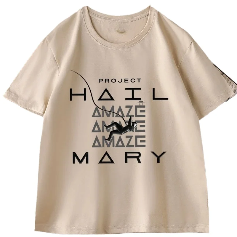 Rocky Amaze Men Women T Shirt Project Hail Mary Rocky T-shirt Casual Cotton Short Sleeve Round Neck Tshirt Clothing Tops Y2K