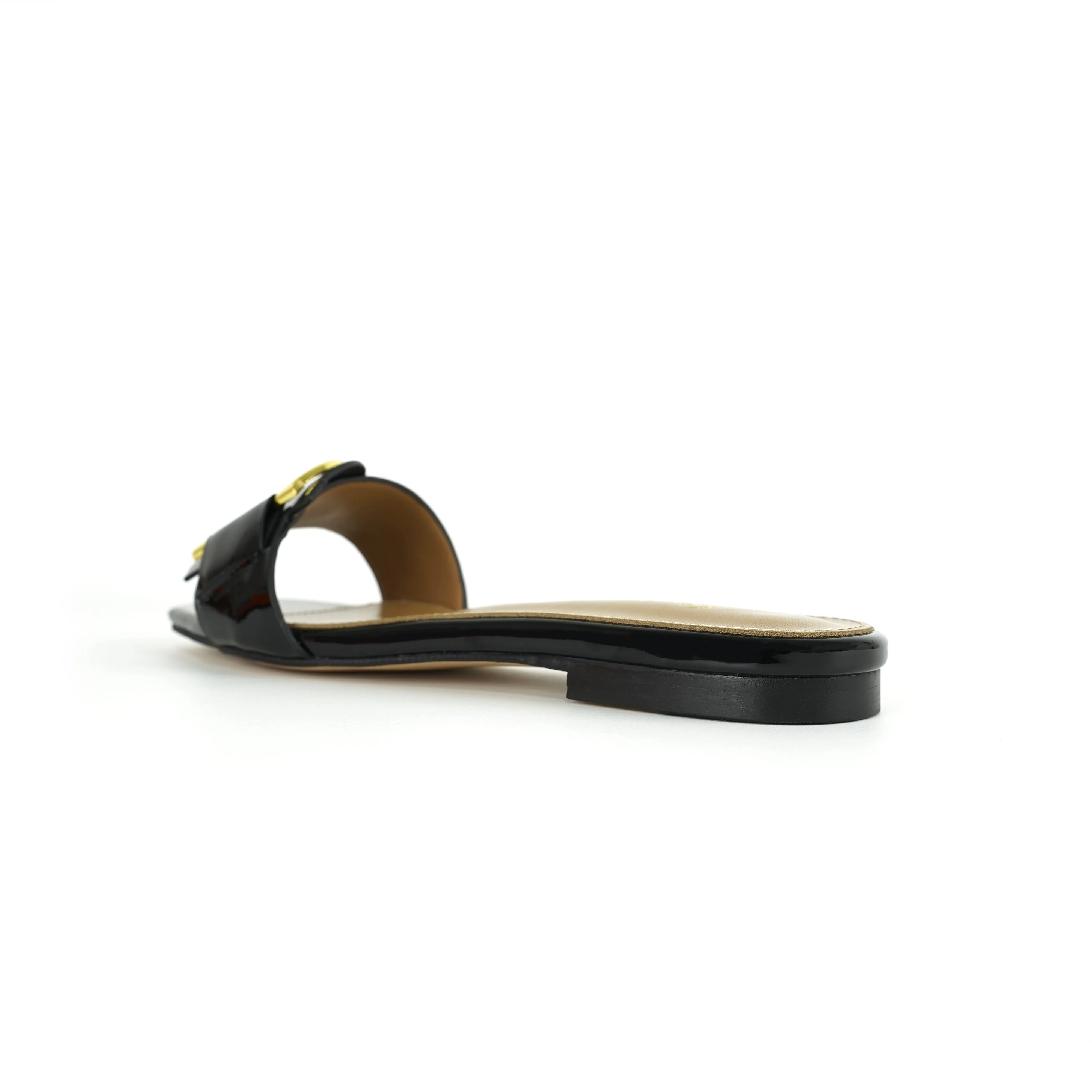 Plus Size 35-44 Leather Slippers Women\'s Luxury Party Shoes Square Toe Fishmouth Shoes Outdoor Beach Flip-Flops in Summer