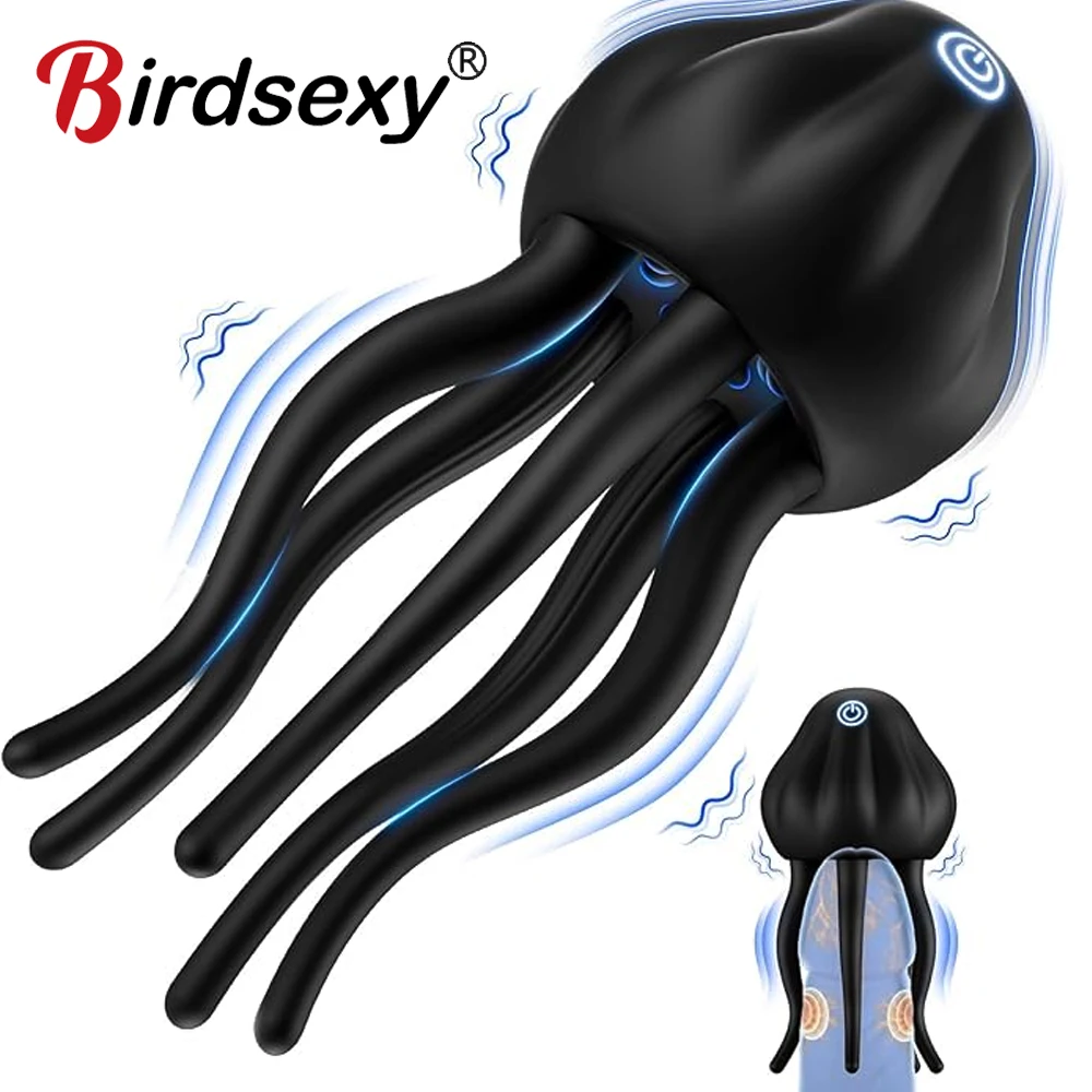 Glans Trainer for Men Male Masturbation Sex Toys Penis Massager Penis Trainer Ring Delayed Ejaculation Penis Vibrator Adult Toy