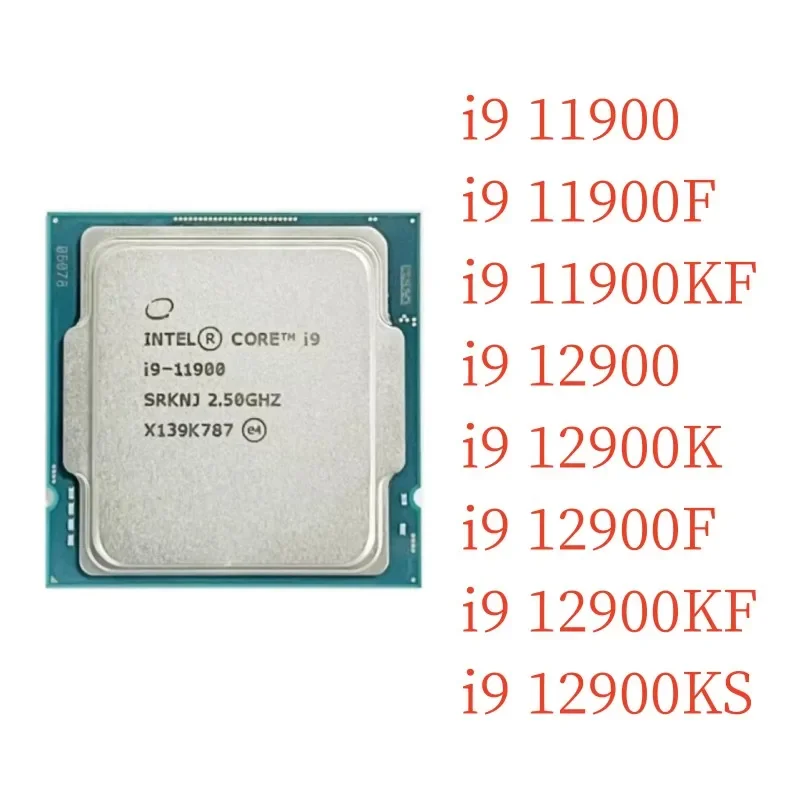 1pcs  i9 11900  11900F  11900KF  12900  12900K  12900F 12900KF 12900KS cpu