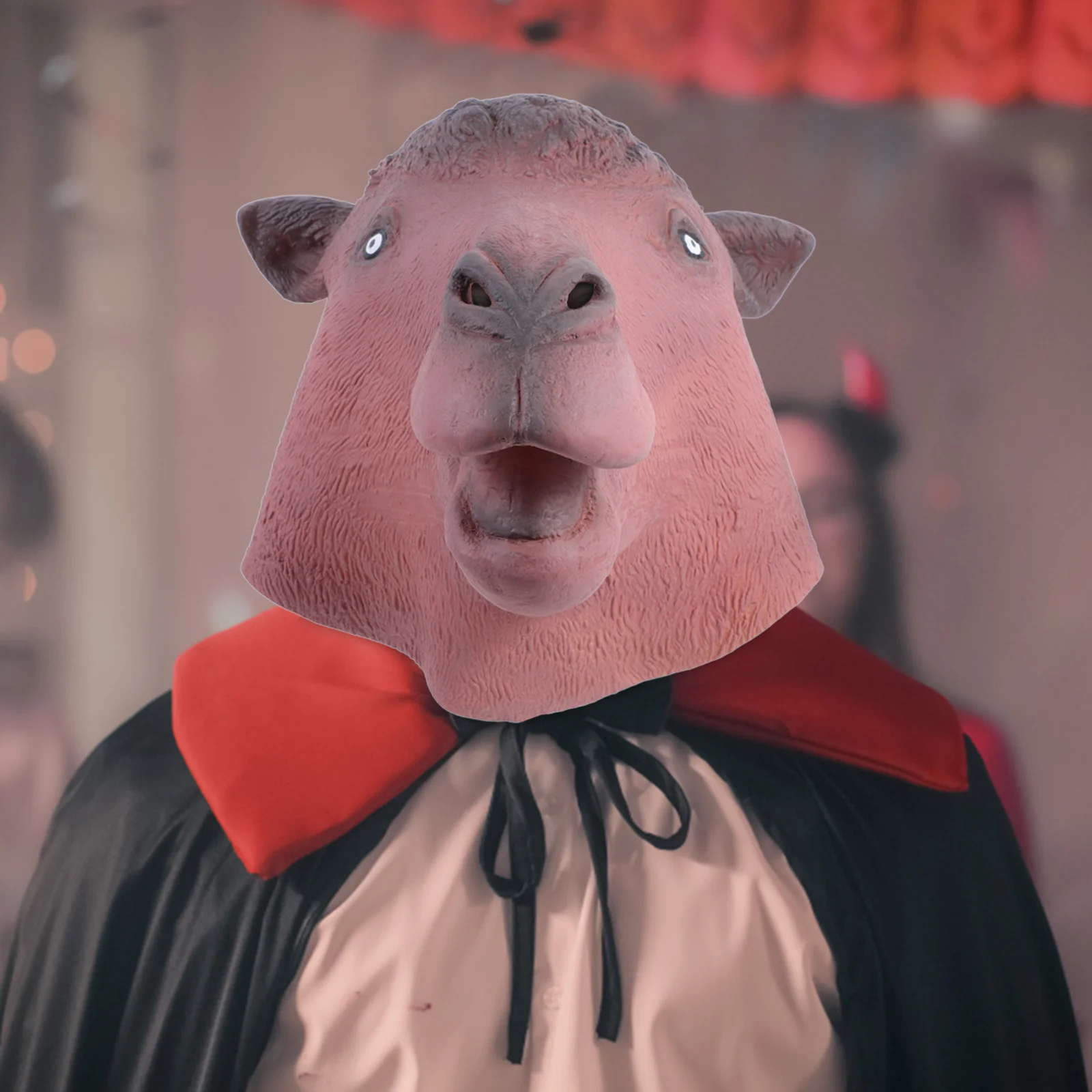 1 st Kameel Hoofd Masker Heldere Kleur Halloween Cosplay Dier Masker Voor Maskerade Partij Kostuum Accessoires Dress Up Props