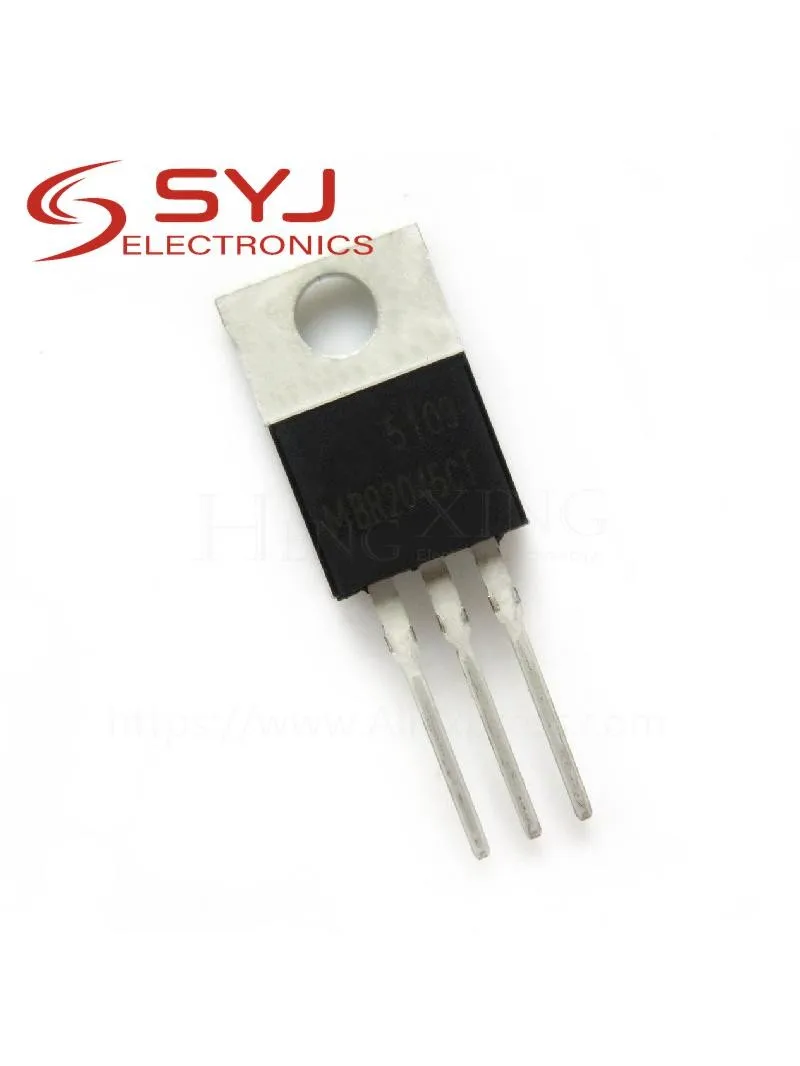 MBR2045CT MBR2045 MBR2045C 20A 45V TO-220, 10 Pièces/Lot, en Stock