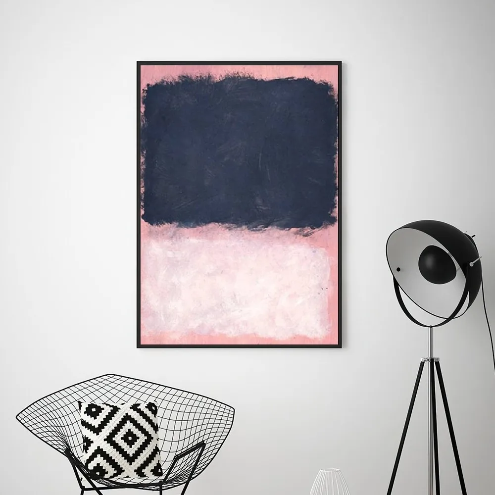 Famous Mark Rothko Abstract Multicolor Poster Prints Wall Pictures Living Room Home Decoration