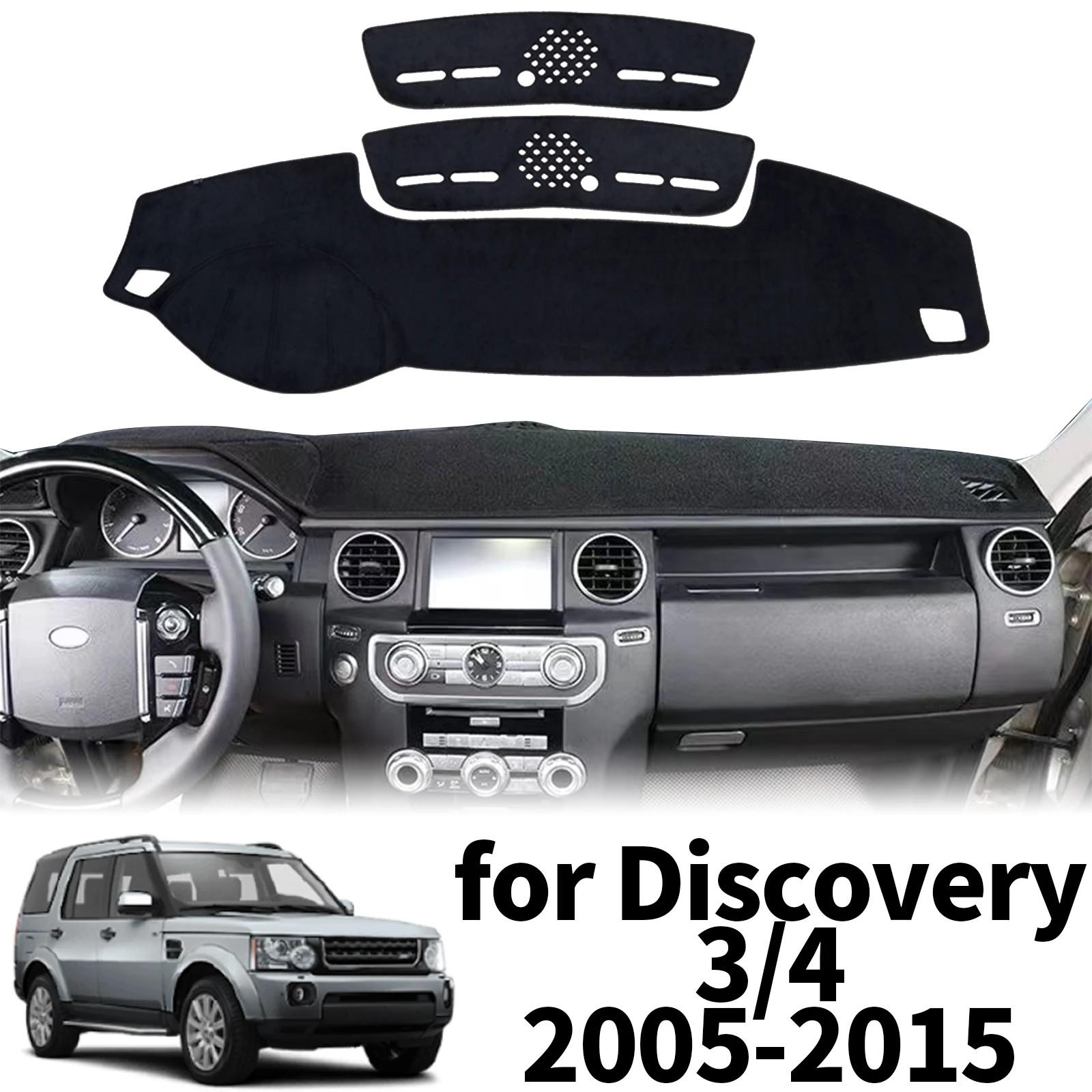 

for Land Rover Discovery 3 4 2005-2015 LR3 LR4 L319 Dashmat Dashboard Cover Pad Protective Carpet DashMat Sunshade Accessories
