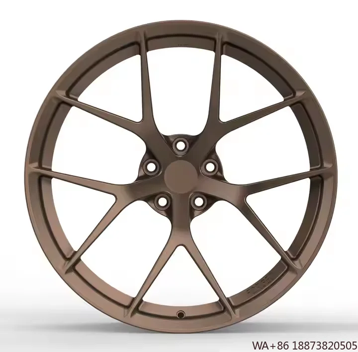 

Custom Forged 18-24 Inch Two-Piece CNC Designed Aluminum Alloy Rim Car Accessory 35mm-40mm-25mm-30mm-100mm-20mm PCD Gold Finish"