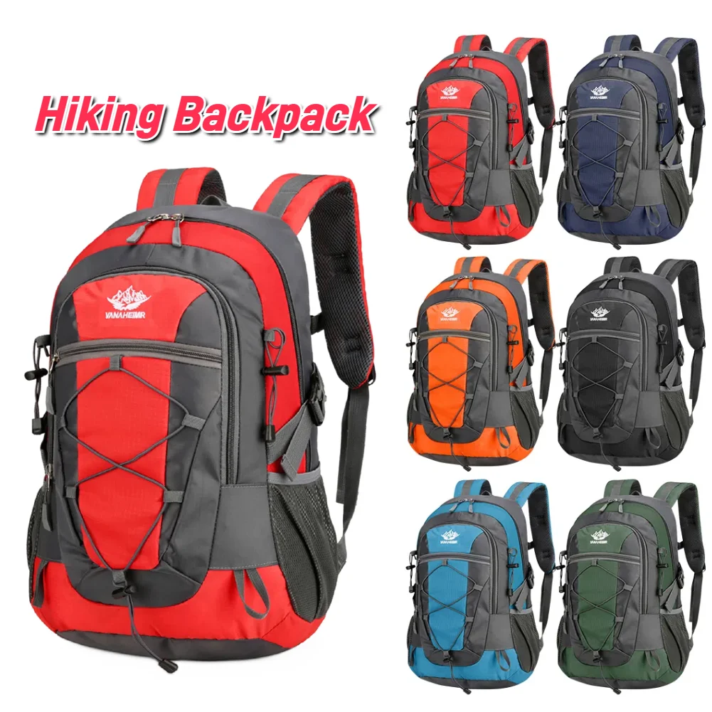 Hiking Backpack Nylon Backpack Multifunctional Climbing Backpack Large Capacity Outdoor Sports Backpack Traveling Rucksack