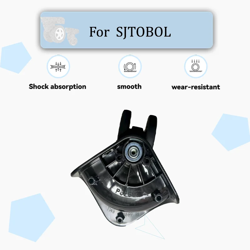

For SJTOBOL T149 Luggage Wheels Replacement Parts Wear-Resistant 360° Rotation Spinner Suitcase Wheels Replacement