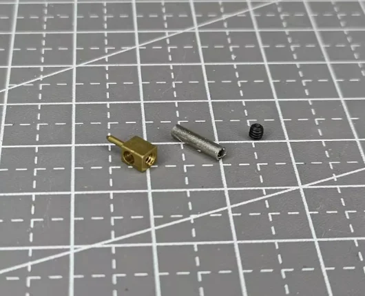 

Miniature torsion rod wire fixing block module static modification