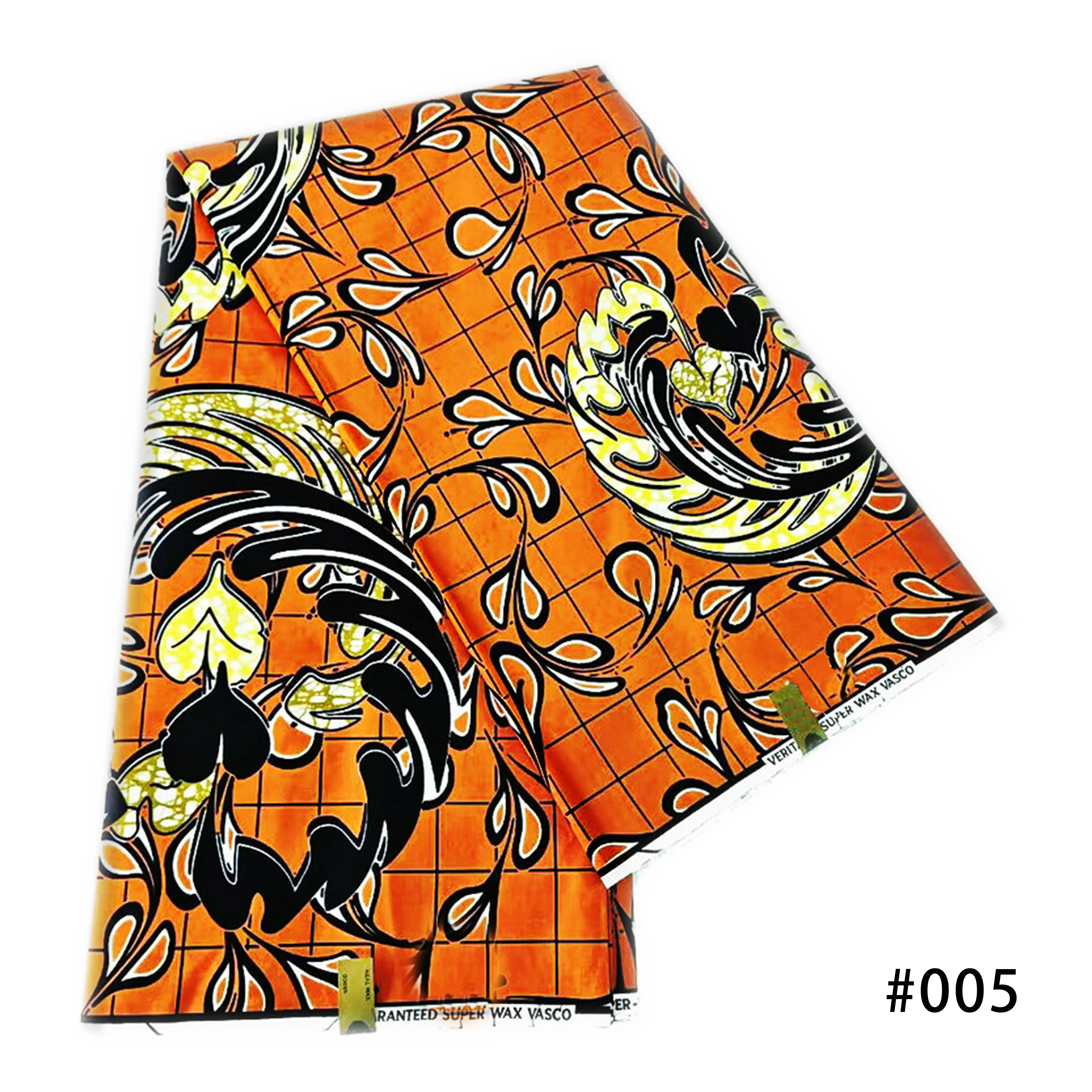 قماش شمع أفريقي على الموضة لعام 2025 قماش شمع مطبوع هولندي 100% قطن ورق شمع ناعم مقاس 6 فستان زفاف خياطة