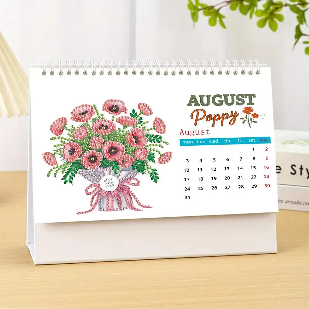 2026 أجندة مكتبية /رزنامة مكتبية لتقوم بها بنفسك طقم فني للمنزل مكتب المدرسة الجدول الزمني لغرفة النوم غرفة المعيشة Z4U1