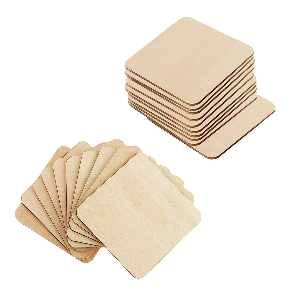 

50pcs Wooden Slices Decoration Diy Craft Accessories Natural Wood Ornaments For Home Wall Window Decor Holiday Wedding Gift