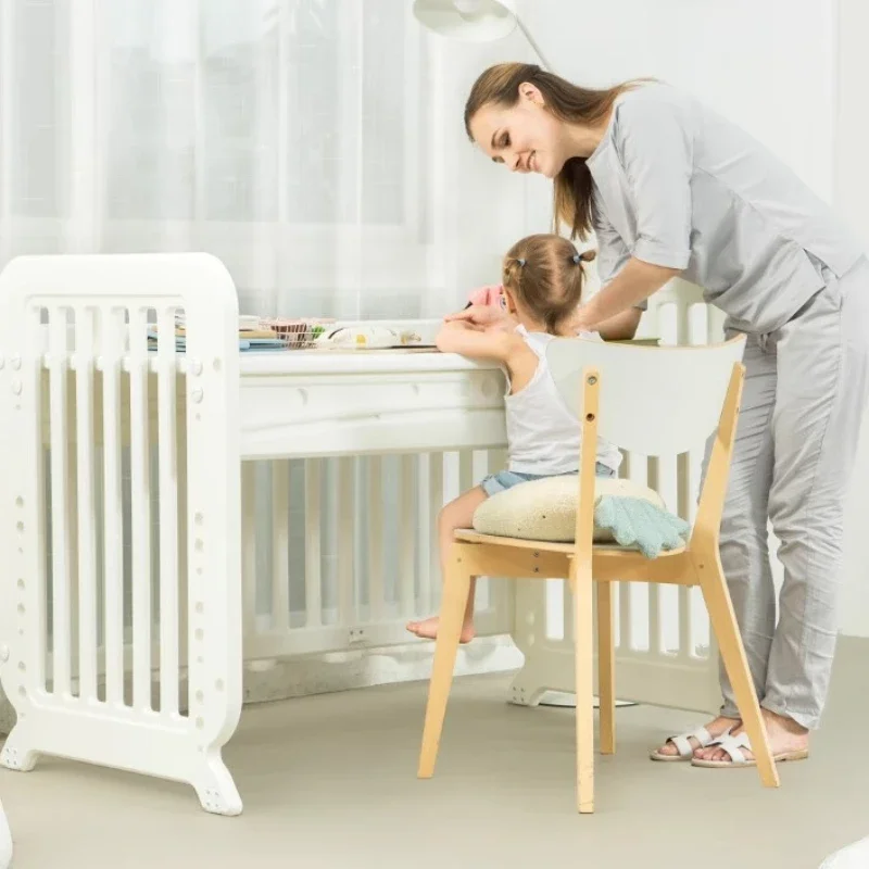 Lit Multifonctionnel pour Bébé et Enfant Garçon, Meuble de Sécurité, Main Courante, Rangement