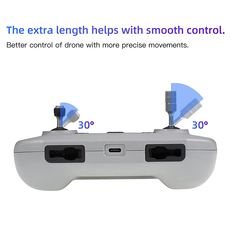 Remote Control Joystick Lengthen Sensitivity Thumb Stick Rocker For Dji Mini 3 3pro /mini 2 / Air 2/air 2S /mavic 3 3pro Drone