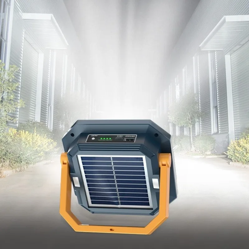 Illuminazione ricaricabile, luci da bancarella, lampadine solari da campeggio all'aperto