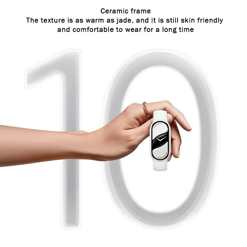 Xiaomi Mi Band 10 NFC Versione Versione cinese Miband 10 Display AMOLED 150+ modalità sportive Bracciale sportivo impermeabile con frequenza cardiaca