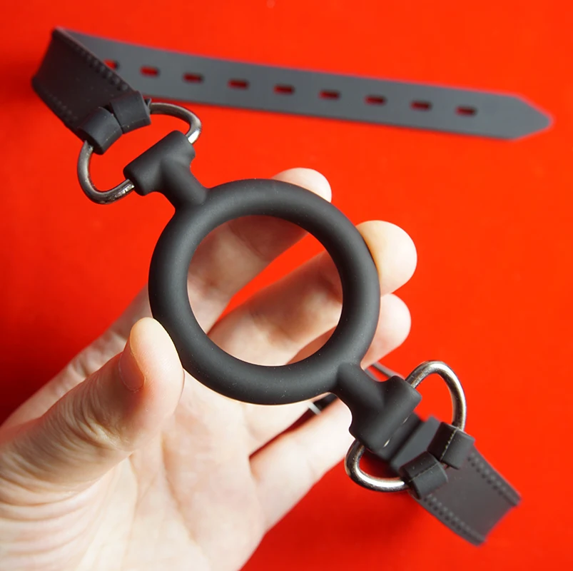 الكمامات الطبية من السيليكون للفم، الكمامات الدائرية BDSM، ألعاب جنسية للأزواج، ألعاب الكبار، لعب الأدوار الخاضع، قيود عبودية