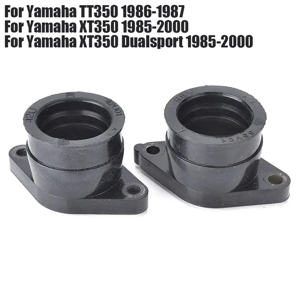 Carburetor Joint Intake Interface Carb Adapter For Yamaha TT350 XT350 XT TT 350 Dualsport 1985-2000 55V-13586-01-00 42U-13596-00