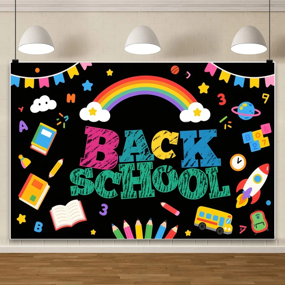 Fundo Fotográfico Volta às Aul - Kids Education Banner avaliação e preço